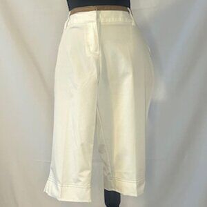 ADIDAS Climalite Cream Golf Activewear Cropped Pants Size 12